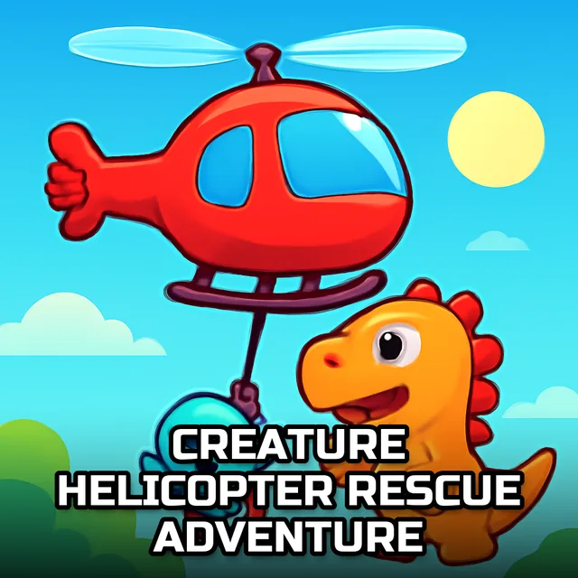 Creature Helicopter Rescue Adventure - Helicopter Rescue game