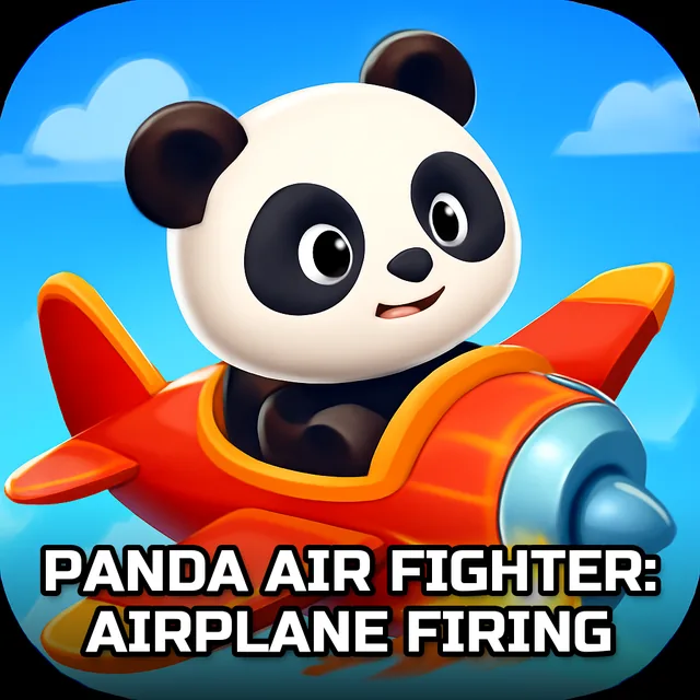 Panda Air Fighter: Airplane Firing - Air Racing game